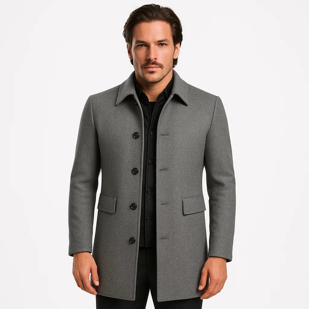 Cappotto da Uomo Lungo Invernale Elegante
