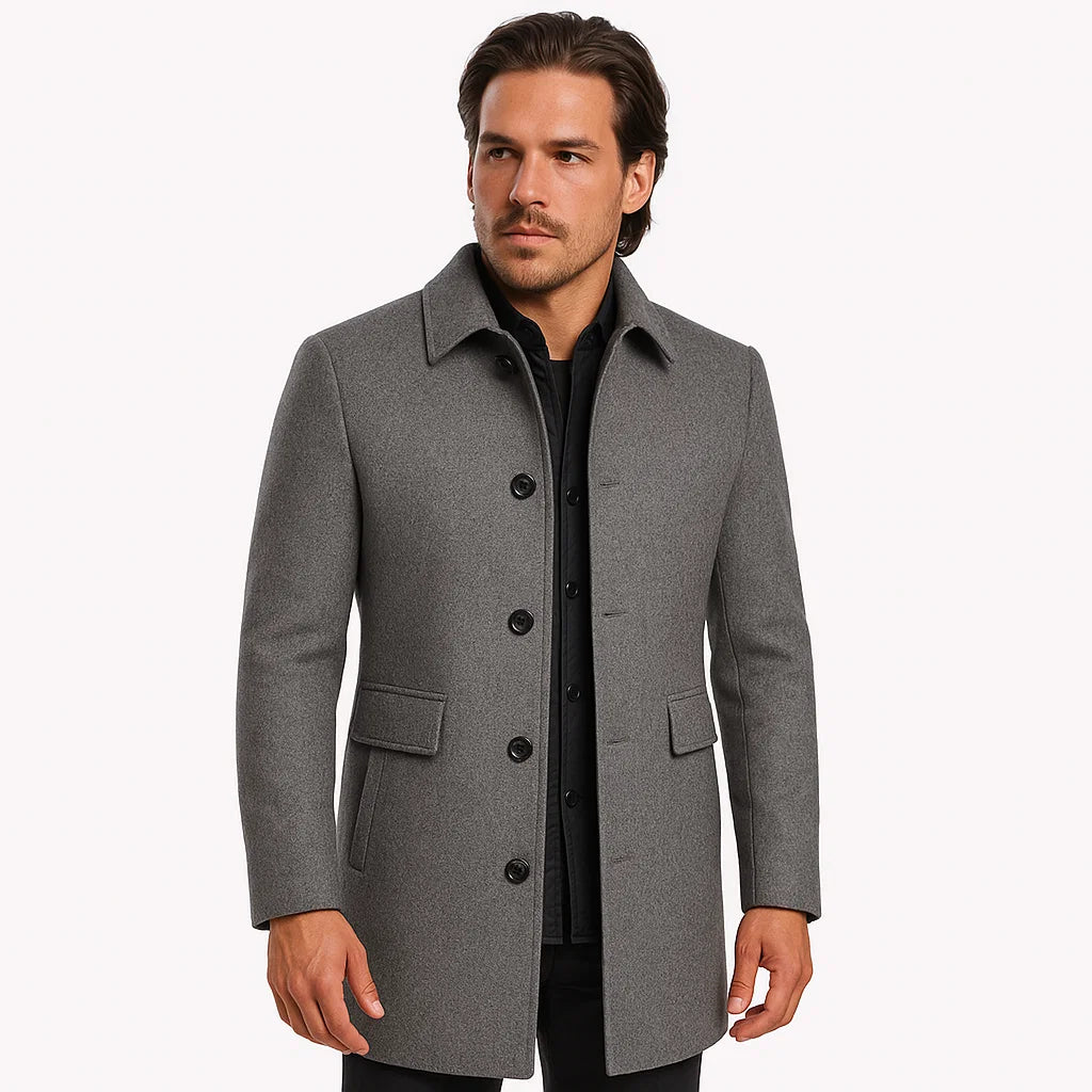 Cappotto da Uomo Lungo Invernale Elegante