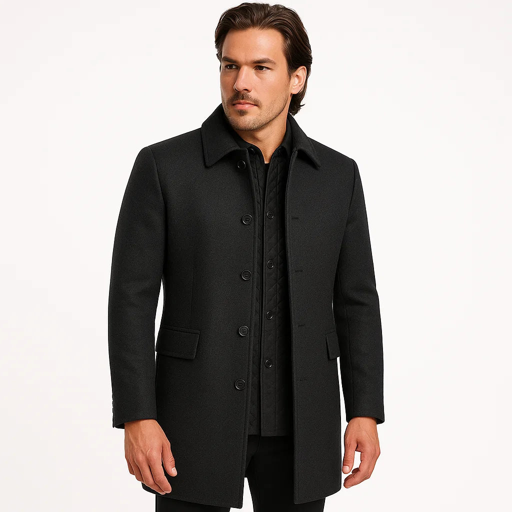 Cappotto da Uomo Lungo Invernale Elegante